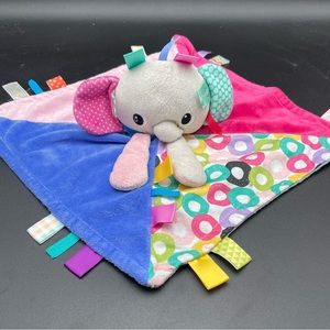 Star Bright Taggies Elephant Lovey Security Blanket
